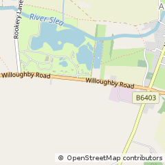 Map of Grantham, Lincolnshire