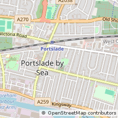 Map of Hove, East Sussex