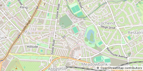 Map of Edinburgh, Midlothian