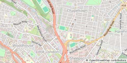 Map of Leeds