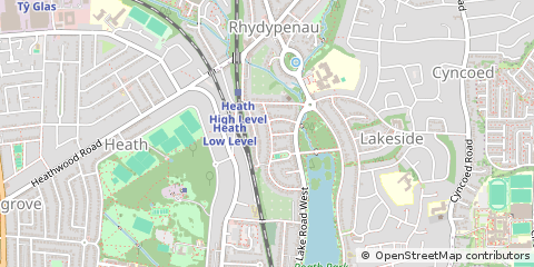 Map of Cardiff
