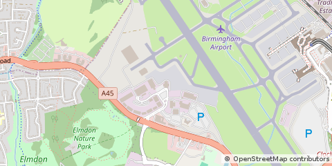 Map of Birmingham, West Midlands