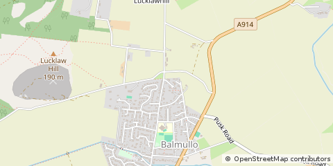 Map of ST. Andrews, Fife