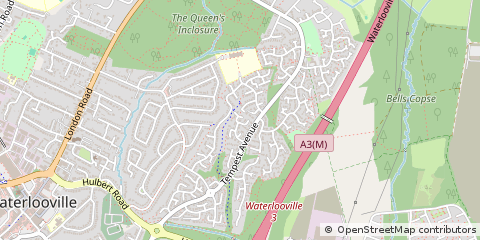 Map of Waterlooville, Hampshire