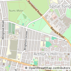 Map of Newcastle Upon Tyne