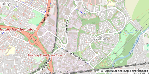 Map of Basingstoke