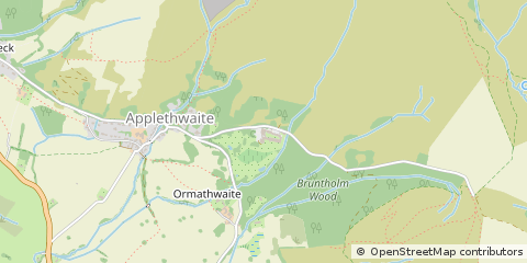 Map of Keswick, Cumbria