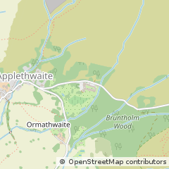 Map of Keswick, Cumbria