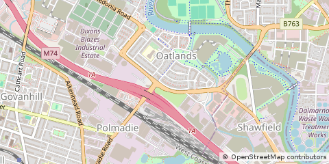 Map of Glasgow