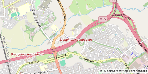 Map of Preston