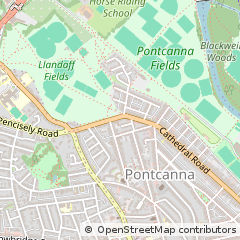Map of Cardiff