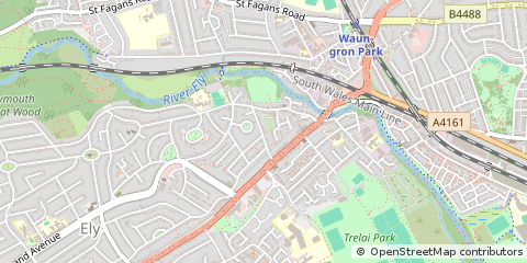 Map of Cardiff