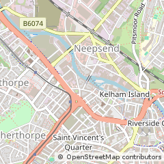 Map of Sheffield