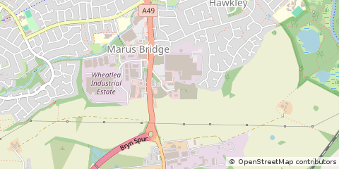 Map of Wigan