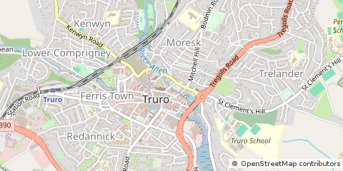 Map of Truro