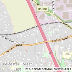 Map of Leicester