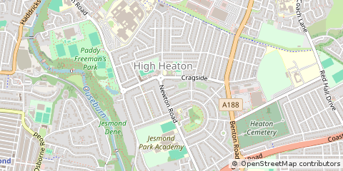 Map of Newcastle Upon Tyne