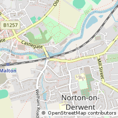 Map of Malton, North Yorkshire