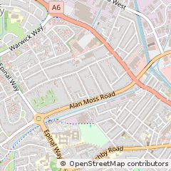Map of Loughborough, Leicestershire