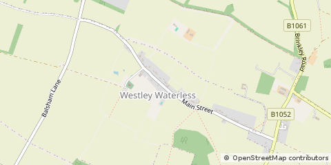 Map of Newmarket, Suffolk