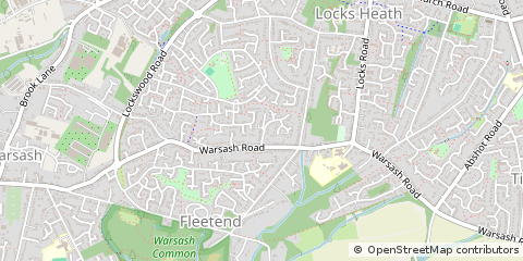 Map of Southampton, Hampshire