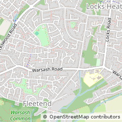 Map of Southampton, Hampshire