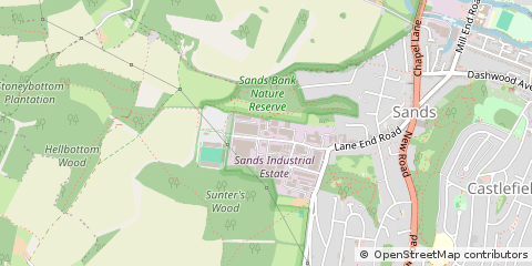 Map of High Wycombe, Buckinghamshire