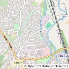 Map of Ilkeston, Derbyshire