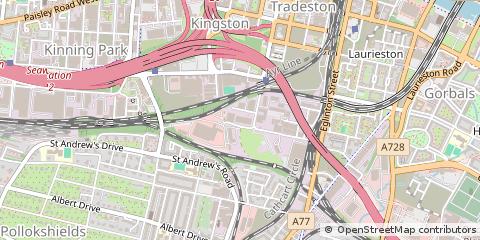 Map of Glasgow