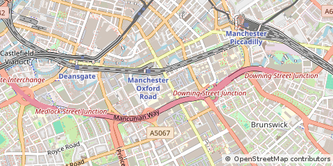 Map of Manchester