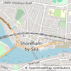 Map of Shoreham-by-SEA, West Sussex