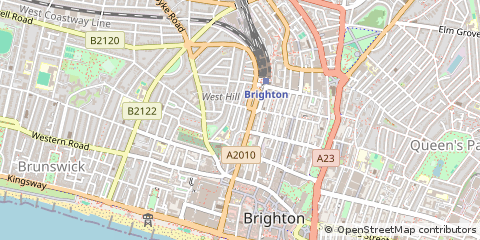 Map of Brighton, East Sussex