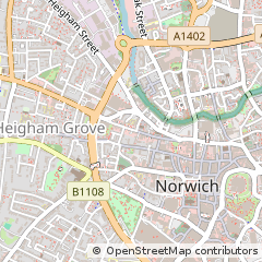 Map of Norwich, Norfolk