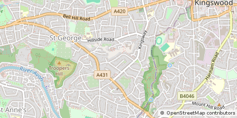 Map of Bristol
