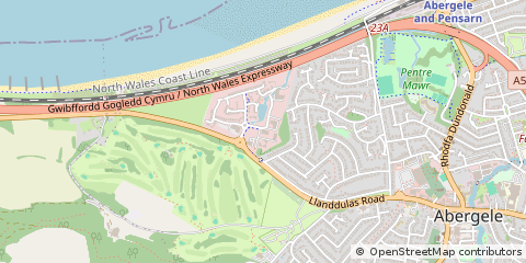 Map of Abergele
