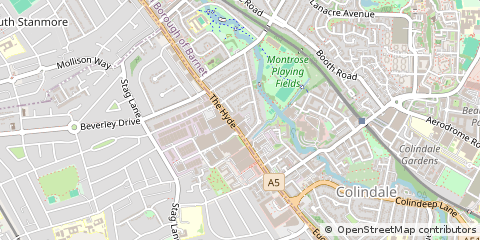 Map of Colindale, London