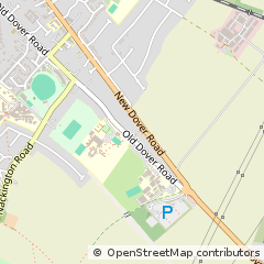 Map of Canterbury, Kent