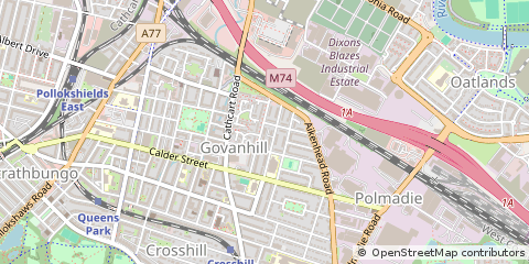 Map of Glasgow
