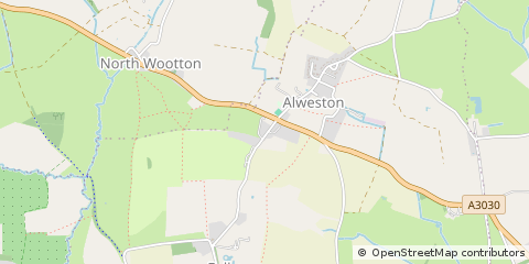 Map of Sherborne, Dorset