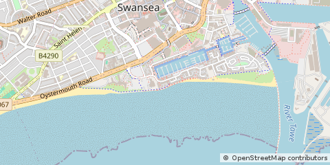 Map of Swansea