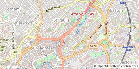 Map of Bristol