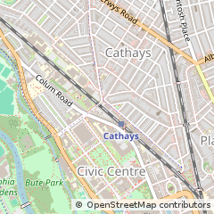 Map of Cardiff