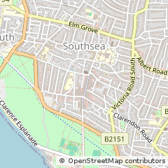 Map of Southsea, Hants