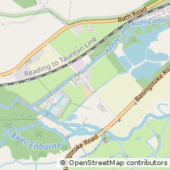 Map of Woolhampton, Berkshire