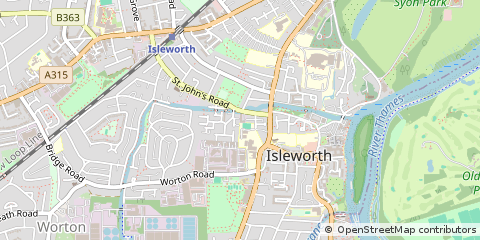 Map of Isleworth, Middlesex