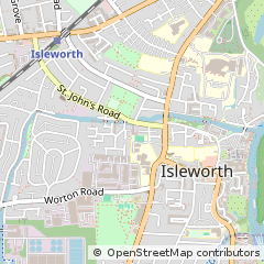 Map of Isleworth, Middlesex