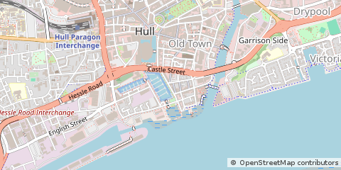 Map of Hull, East Yorkshire