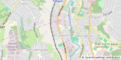 Map of Hengoed