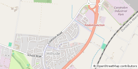 Map of Aberdeen, Aberdeenshire