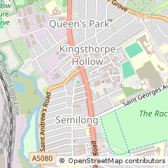Map of Northampton, Northamptonshire